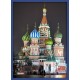 Topný obraz - Rusko - modrý rám