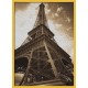 Topný obraz - Retro fotografie Eiffelovy věže