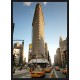 Topný obraz - New York Flatiron černý rám