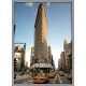 Topný obraz - New York Flatiron šedý rám