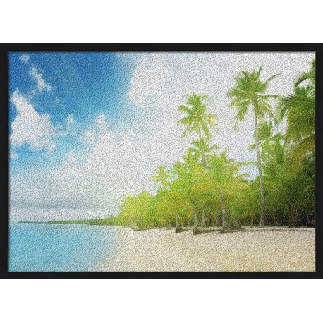 Topný obraz - Palmová pláž