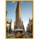 Topný obraz - New York Flatiron žlutý rám
