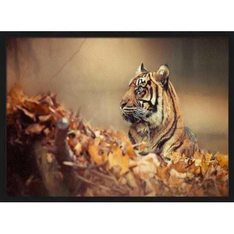 Topný obraz - Tygr v listí