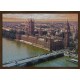 Topný obraz - London - tmavě modrý rám