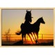 Topný obraz - Silueta koní