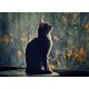 Topný obraz - Kočičí silueta