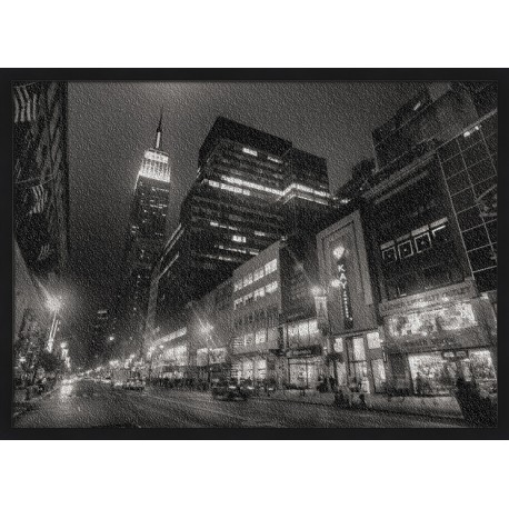 Topný obraz - Černobílý New York