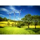 Topný obraz - Větrné elektrárny na louce