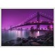 Topný obraz - Most Manhattan - bílý rám