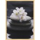 Topný obraz - Masážní kameny s květy