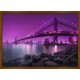 Topný obraz - Most Manhattan - oranžový rám