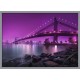 Topný obraz - Most Manhattan - šedý rám