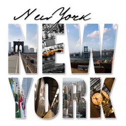 Topný obraz - Nápis New York