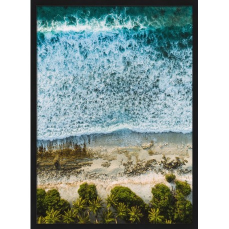 Topný obraz - Pobřežní linie