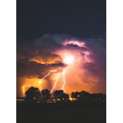 Topný obraz - Blesková bouře