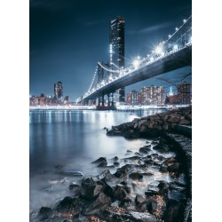 Topný obraz - Osvětlený most