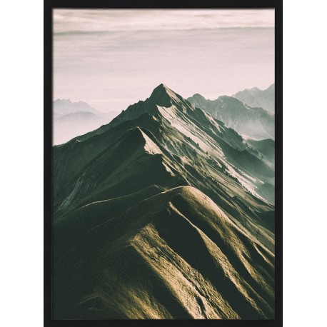 Topný obraz - horského hřebenu