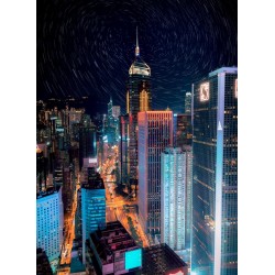 Topný obraz - Světelné město