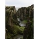 Topný obraz - Skalní údolí