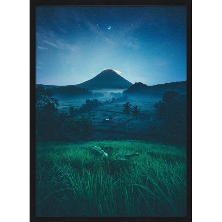 Topný obraz - Krajina v měsíčním svitu