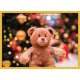 Topný obraz - Vánoční medvídek