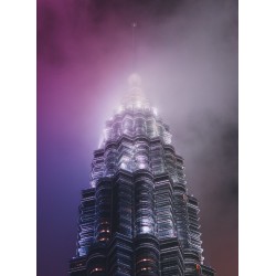 Topný obraz - Mrakodrap v mlze