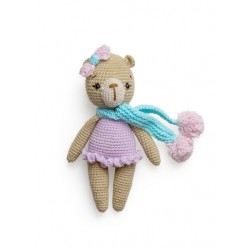 Topný obraz - Pletený medvídek