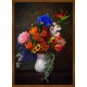 Topný obraz - Barevná kytice ve váze