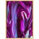 Topný obraz - Fialový abstraktní motiv